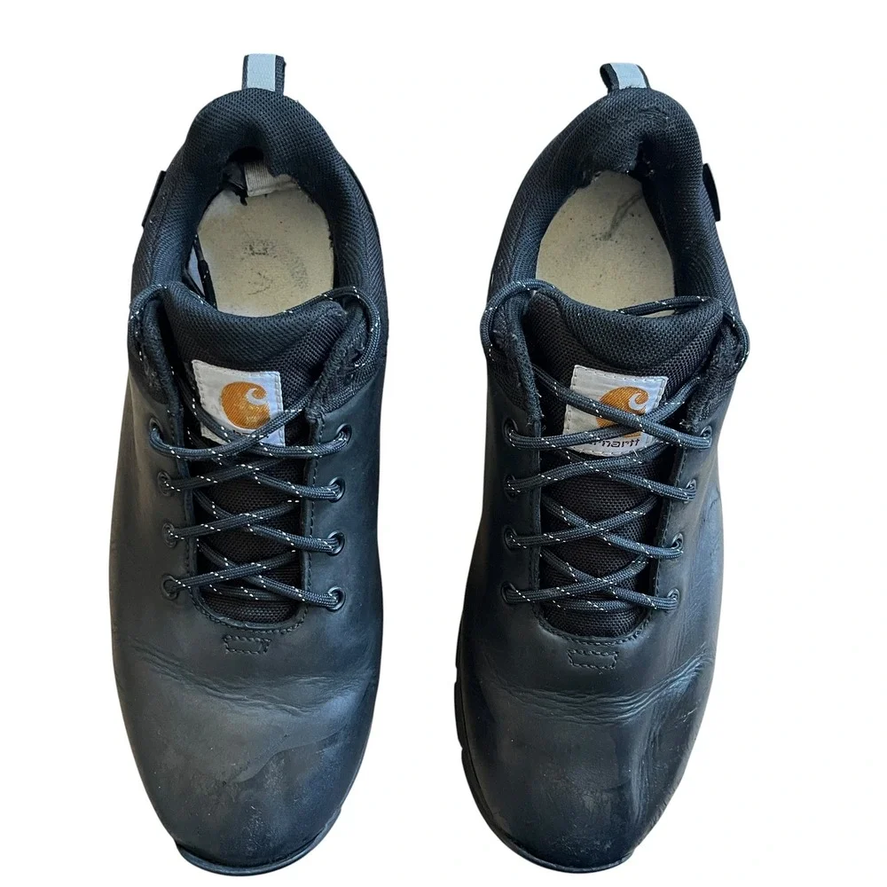 Carhartt Force 3-Inch Black Leather Work Shoes FH3021-M Mens 10.5 M EH SR